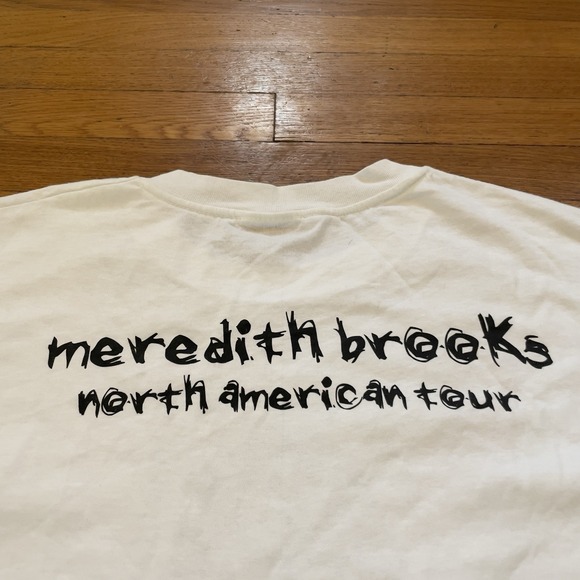 VTG 2002 Meredith Brooks Do You Wanna be Happy North America Tour Band Tshirt XL - Picture 4 of 5